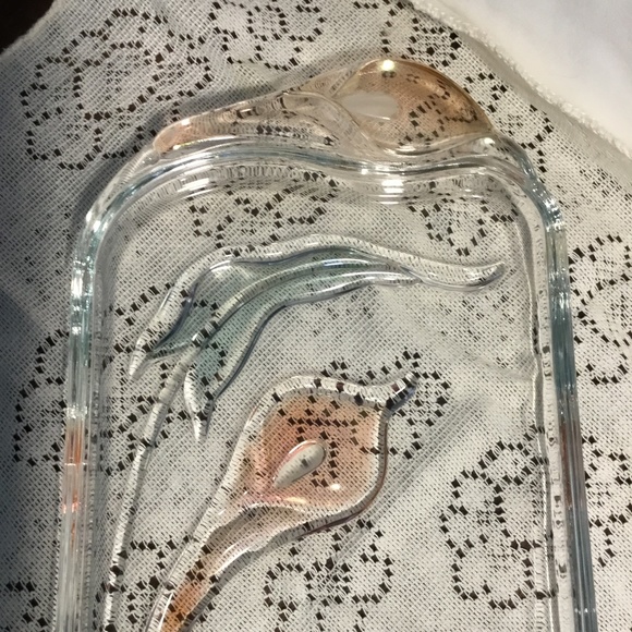 Mikasa Crystal Mayfair Canape Tray Original Walther Glass Vintage - Picture 3 of 8